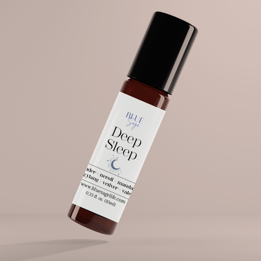 Drift into deep, uninterrupted sleep with our best-selling Deep Sleep Blend—packed with calming essential oils in fast-absorbing coconut oil, it's your secret weapon for waking up refreshed and restored.