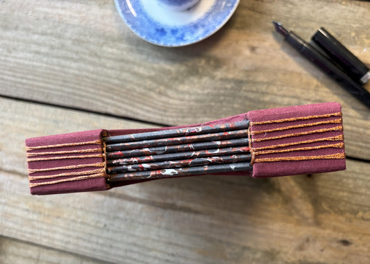 Journal your day away with this this Artisan Buttonhole Stitch Handmade Journal.