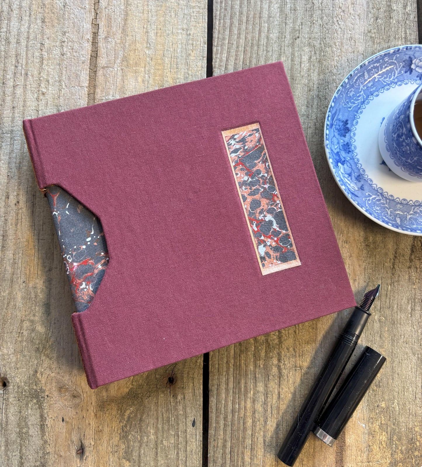 Journal your day away with this this Artisan Buttonhole Stitch Handmade Journal.