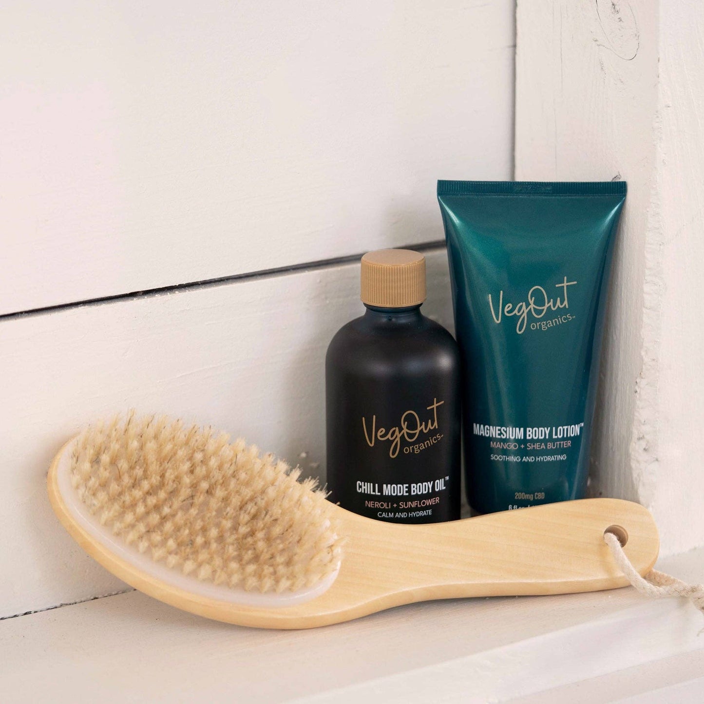 This Magnesium Body Lotion will calm and nourish your skin while you sleep.